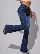 Slant Pocket Bootcut Leg Jeans